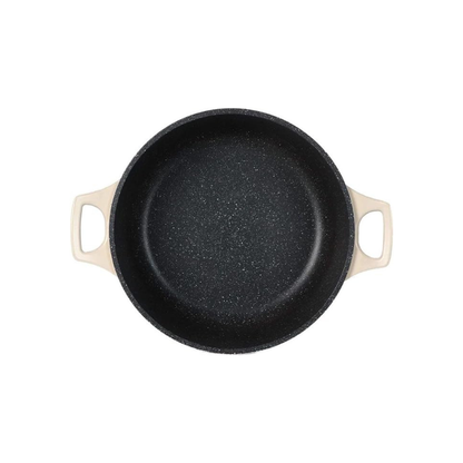 17-teiliges Kochgeschirr-Set mit Marmor-Antihaftbeschichtung & abnehmbaren Griffen