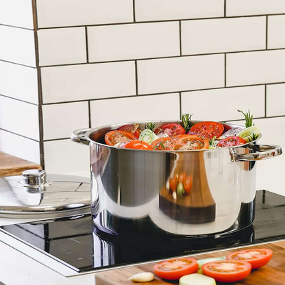 Edelstahl-Suppentopf Dampfgarer und Couscous-Topf