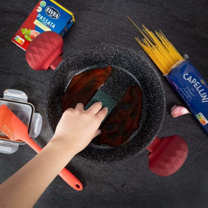 10-teiliges Kochgeschirr-Set mit Marmor-Antihaftbeschichtung