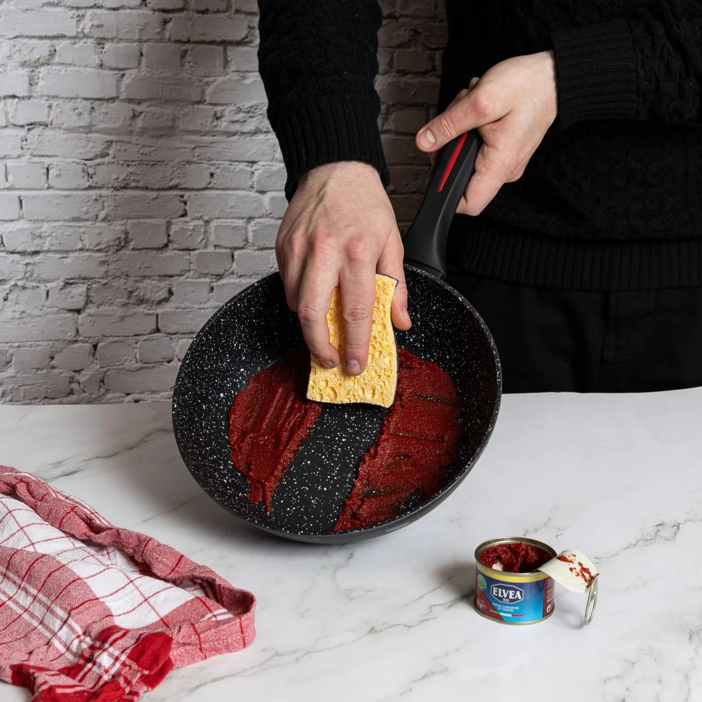 10-teiliges Kochgeschirr-Set aus Aluminiumdruckguss mit Marmor-Antihaftbeschichtung & Cool-Touch Griffen