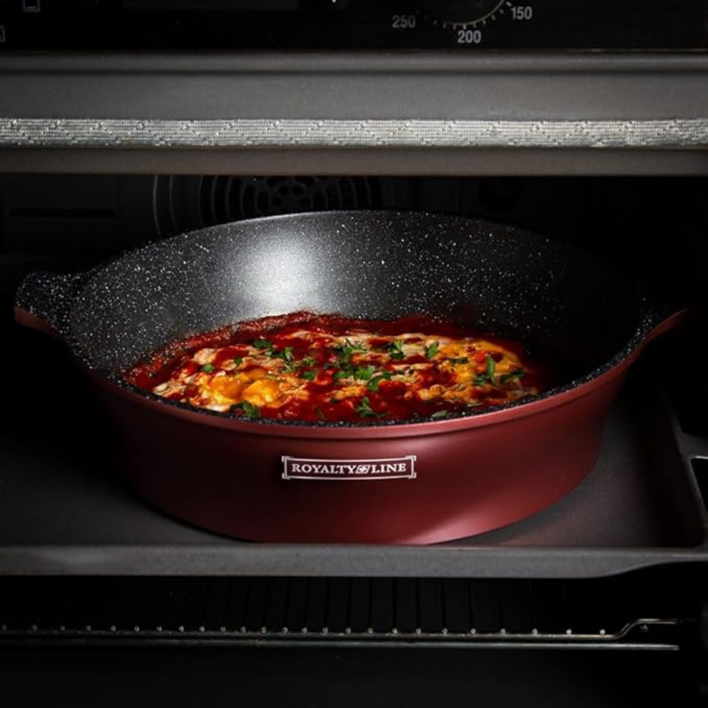 17-teiliges Kochgeschirr-Set aus Aluminiumdruckguss mit Marmor-Antihaftbeschichtung & abnehmbaren Griffen