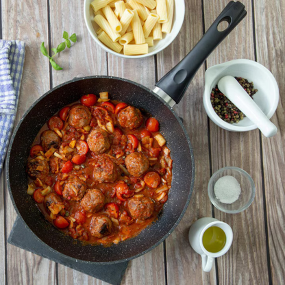 10-teiliges Kochgeschirr-Set mit Marmor-Antihaftbeschichtung