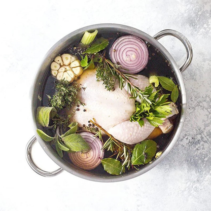 Edelstahl-Suppentopf Dampfgarer und Couscous-Topf