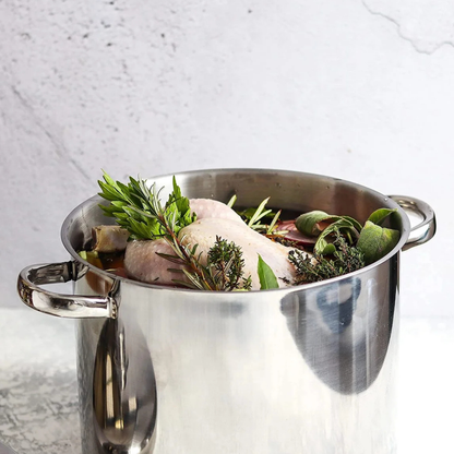 Edelstahl-Suppentopf Dampfgarer und Couscous-Topf