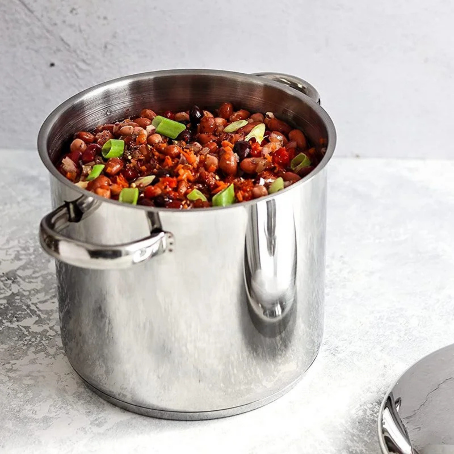 Edelstahl-Suppentopf Dampfgarer und Couscous-Topf