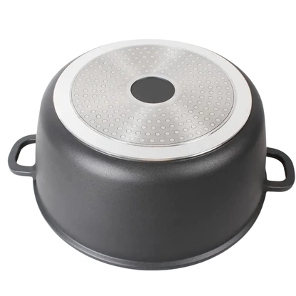 Topf aus Aluminiumguss mit Marmor-Antihaftbeschichtung