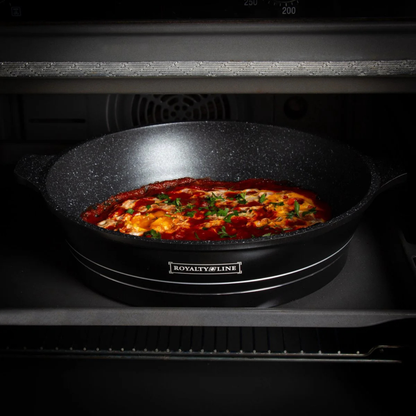 17-teiliges Kochgeschirr-Set aus Aluminiumdruckguss mit Marmor-Antihaftbeschichtung & abnehmbaren Griffen