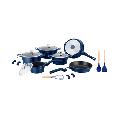 13-teiliges Kochgeschirrset aus Aluminiumdruckguss