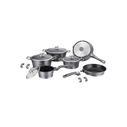 13-teiliges Kochgeschirrset aus Aluminiumdruckguss