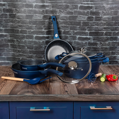 13-teiliges Kochgeschirrset aus Aluminiumdruckguss