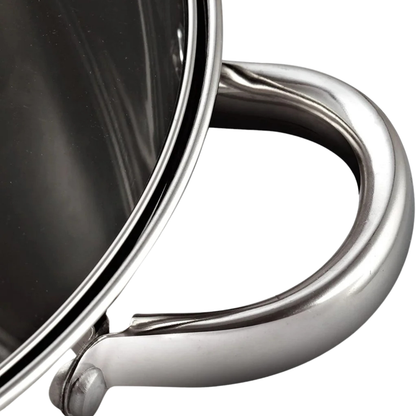 Edelstahl-Suppentopf Dampfgarer und Couscous-Topf