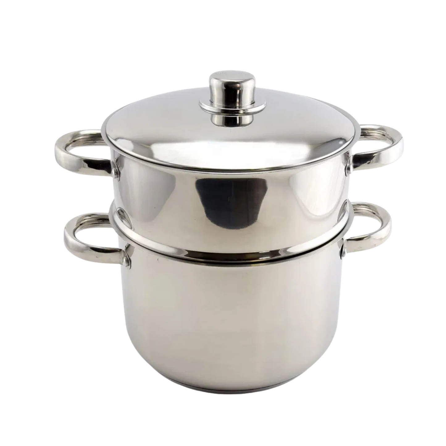 Edelstahl-Suppentopf Dampfgarer und Couscous-Topf