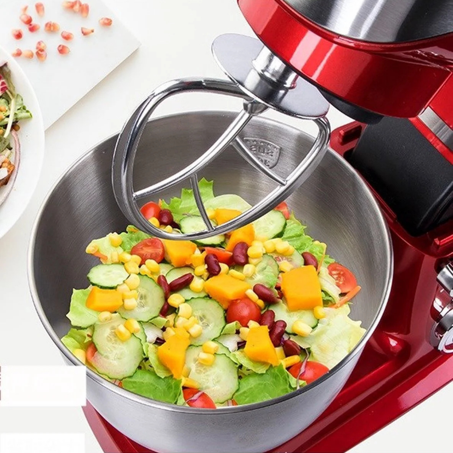 Küchenmaschine 3-in-1 mit 1900 W und 6,5-Liter-Schüssel