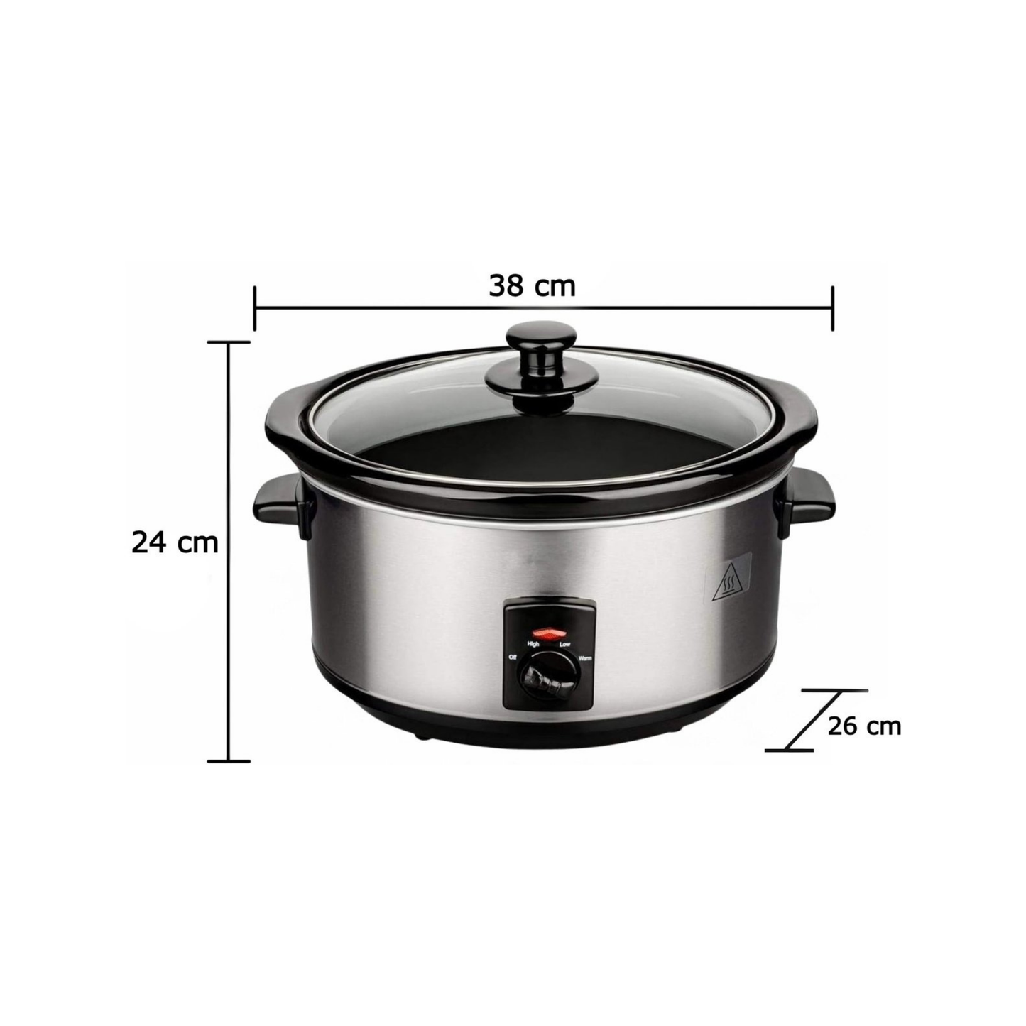 Schongarer mit Keramik-Innentopf und 6-Liter-Volumen